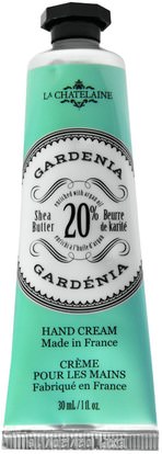 La Chatelaine, Hand Cream, Gardenia, 1 fl oz (30 ml) ,حمام، الجمال، كريمات اليد