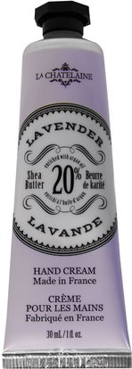 La Chatelaine, Hand Cream, Lavender, 1 fl oz (30 ml) ,حمام، الجمال، كريمات اليد