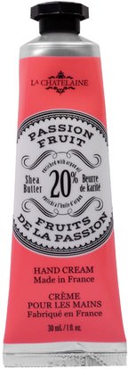 La Chatelaine, Hand Cream, Passion Fruit, 1 fl oz (30 ml) ,حمام، الجمال، كريمات اليد