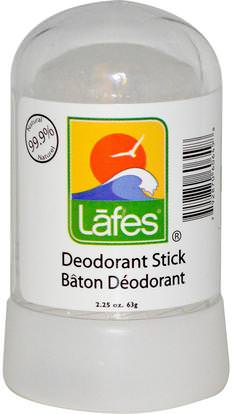Lafes Natural Body Care, Deodorant Stick, 2.25 oz (63 g) ,حمام، الجمال، مزيل العرق