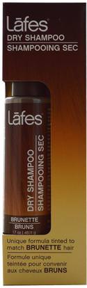 Lafes Natural Body Care, Dry Shampoo, Brunette, 1.7 oz (48.11 g) ,حمام، الجمال، الشامبو، أرجان