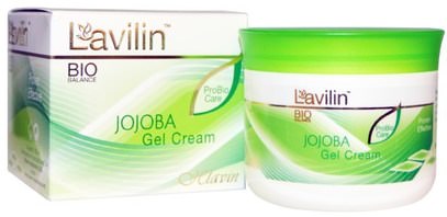 Lavilin, Jojoba Gel Cream, 100 ml ,الجمال، العناية بالوجه، حروق الشمس حماية الشمس، الصحة، الجلد، زيت الجوجوبا