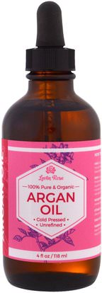 Leven Rose, 100% Pure & Organic Argan Oil, 4 fl oz (118 ml) ,الصحة، الجلد، زيت التدليك