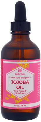 Leven Rose, 100% Pure & Organic Jojoba Oil, 4 fl oz (118 ml) ,الصحة، الجلد، زيت الجوجوبا