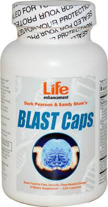 Life Enhancement, Blast Caps, 120 Capsules ,المكملات الغذائية، والأحماض الأمينية، ل فينيلالانين