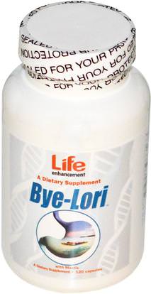 Life Enhancement, Bye-Lori, 120 Capsules ,المكملات الغذائية، مضادات الأكسدة، العناية بالأسنان عن طريق الفم