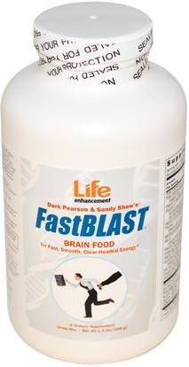 Life Enhancement, Durk Pearson & Sandy Shaw, FastBlast, 1.3 lbs (588 g) ,المكملات الغذائية، والأحماض الأمينية، ل فينيلالانين