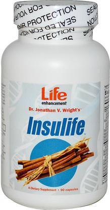 Life Enhancement, InsuLife, 90 Capsules ,الصحة، السكر في الدم، المكملات الغذائية، التوت