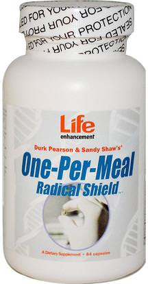 Life Enhancement, One-Per-Meal Radical Shield, 84 Capsules ,الفيتامينات، الفيتامينات