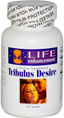Life Enhancement, Tribulus Desire, 90 Capsules ,المكملات الغذائية، ديا، الرجال