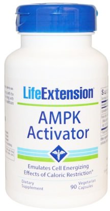 Life Extension, AMPK Activator, 90 Veggie Caps ,والمكملات الغذائية، والإنزيمات، والصحة