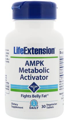 Life Extension, AMPK Metabolic Activator, 30 Vegetarian Tablets ,والصحة، والطاقة