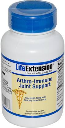 Life Extension, Arthro-Immune Joint Support, 60 Veggie Caps ,والصحة، والعظام، وهشاشة العظام، والصحة المشتركة