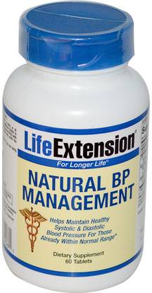 Life Extension, Natural BP Management, 60 Tablets ,والصحة، وضغط الدم