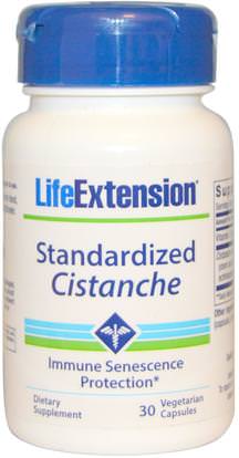 Life Extension, Standardized Cistanche, 30 Veggie Caps ,والصحة، والانفلونزا الباردة والفيروسية، ونظام المناعة