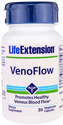 Life Extension, VenoFlow, 30 Veggie Caps ,والصحة، والنساء، ودوالي الوريد الرعاية