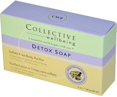 Life Flo Health, Collective Wellbeing, Detox Soap, 5 oz (141 g) ,الجمال، العناية بالوجه