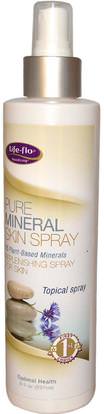 Life Flo Health, Pure Mineral Skin Spray, 8 fl oz (237 ml) ,الصحة، المرأة، الجلد