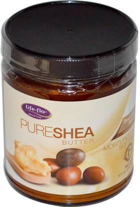 Life Flo Health, Pure Shea Butter, Skin Care, 9 fl oz (266 ml) ,حمام، الجمال، غسول الجسم، زبدة الشيا