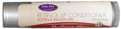 Life Flo Health, Retinol Lip Conditioner, Radiant Skin, 0.15 oz (4.25 g) ,حمام، الجمال، شفة الرعاية، العناية بالوجه