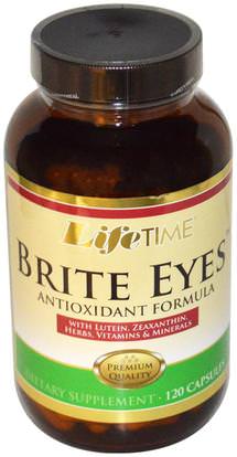 Life Time, Brite Eyes Antioxidant Formula, 120 Capsules ,والرعاية الصحية، والعناية بالعيون، والرعاية الرؤية، والرؤية