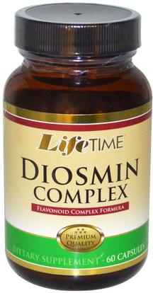Life Time, Diosmin Complex, 60 Capsules ,والصحة، والنساء، ودوالي الوريد الرعاية، ديوسمين (الحلو البرتقال) مجمع هسبيريدين