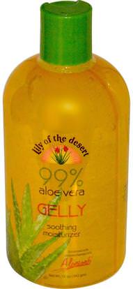 Lily of the Desert, 99% Aloe Vera Gelly, 12 oz (342 g) ,حمام، الجمال، الألوة فيرا كريم محلول هلام