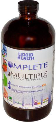 Liquid Health Products, Complete Multiple, 32 fl oz (946 ml) ,الفيتامينات، الفيتامينات السائلة، سوبرفوودس، الخضر السائل