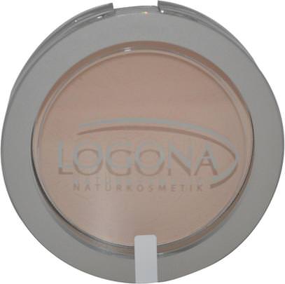 Logona Naturkosmetik, Face Powder, Light Beige 01, 0.352 oz (10 g) ,حمام، الجمال، ماكياج، مسحوق مضغوط