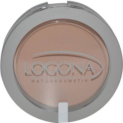 Logona Naturkosmetik, Face Powder, Medium Beige 02, 0.352 oz (10 g) ,حمام، الجمال، ماكياج، مسحوق مضغوط