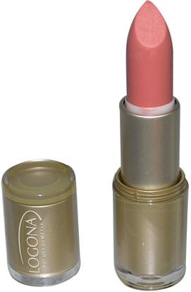 Logona Naturkosmetik, Lipstick, Moonlight Rose 08, 0.141 oz (4.4 g) ,حمام، الجمال، العناية الشفاه، الشفاه عصا، أحمر الشفاه، لمعان، بطانة