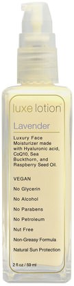 LuxeBeauty, Luxe Lotion, Luxury Face, Lavender, 2 fl oz (59 ml) ,الجمال، العناية بالوجه، سف العناية بالوجه