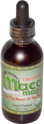 Maca Magic, Organic! Maca Magic Liquid Extract, 2 oz ,الصحة، الرجال، الببغاء، المكملات الغذائية، أدابتوغين