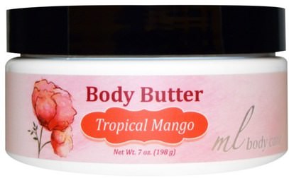 Madre Labs, Body Butter, Tropical Mango, 7 oz (198 g) ,والصحة، والجلد، والزبدة الجسم، حمام، الجمال، المستحضرات أرغان والزبدة