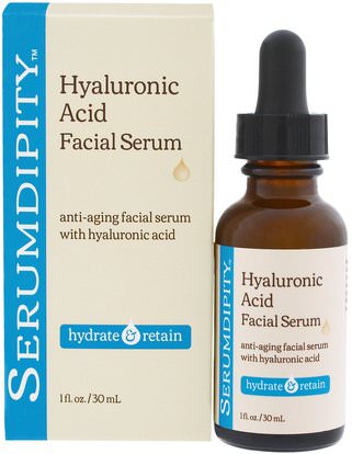 Madre Labs, Serumdipity, Hyaluronic Acid Facial Serum, Hydrating Skin Care, 1 fl. oz. (30 mL) ,مادر، المختبرات، العناية بالوجه، الجمال، هيالورونيك، حامض، إلتحم