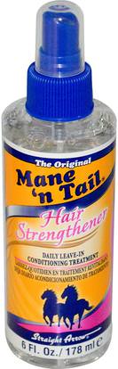 Mane n Tail, Hair Strengthener, Daily Leave-In Conditioning Treatment, 6 fl oz (178 ml) ,حمام، الجمال، الشعر، فروة الرأس، الشامبو، مكيف، مكيفات