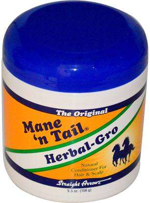 Mane n Tail, Herbal-Gro, Natural Conditioner For Hair & Scalp, 5.5 oz (156 g) ,حمام، الجمال، الشعر، فروة الرأس، الشامبو، مكيف، مكيفات