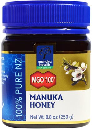 Manuka Health, Manuka Honey, MGO 100+, 8.8 oz (250 g) ,الطعام، العسل، مانوكا العسل