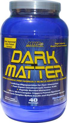 Maximum Human Performance, LLC, Dark Matter, Muscle Growth Accelerator, Blue Raspberry, 3.22 lbs (1460 g) ,والرياضة، والرياضة، والعضلات