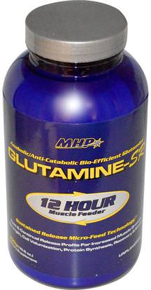 Maximum Human Performance, LLC, Glutamine-SR, Unflavored, 10.6 oz (300 g) ,المكملات الغذائية، الأحماض الأمينية، l الجلوتامين، ل مسحوق الجلوتامين، المكملات الابتنائية