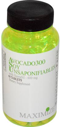 Maximum International, Avocado 300 Soy Unsaponifiables, 600 mg, 60 Tablets ,المكملات الغذائية، سييرا سيل