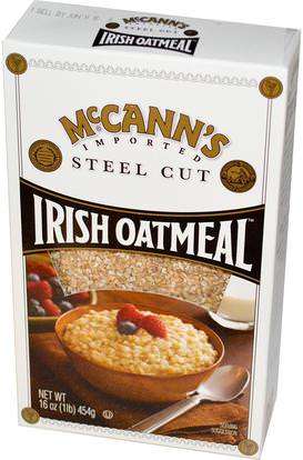 McCanns Irish Oatmeal, Steel Cut Oats, 16 oz (454 g) ,الغذاء، الحبوب، الحبوب الكاملة، الشوفان الشوفان