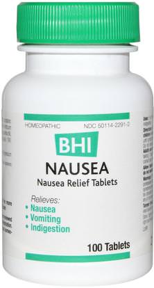 MediNatura, BHI, Nausea, 100 Tablets ,والصحة، والغثيان الإغاثة