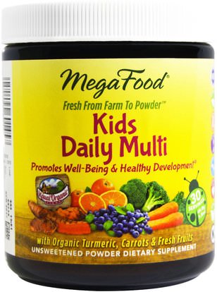 MegaFood, Kids Daily Multi, 1.8 oz (49.8 g) ,الفيتامينات، الفيتامينات المتعددة، الأطفال الفيتامينات