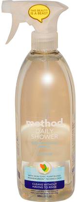 Method, Daily Shower, Natural Shower Cleaner, Ylang Ylang, 28 fl oz (828 ml) ,المنزل، المنظفات المنزلية، نظافة الحمام