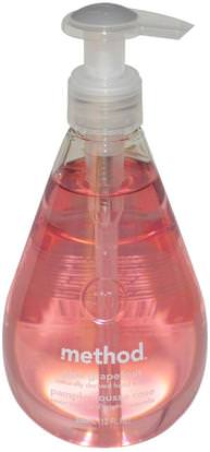 Method, Hand Wash, Pink Grapefruit, 12 fl oz (354 ml) ,حمام، الجمال، الصابون