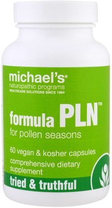 Michaels Naturopathic, Formula PLN, 60 Vegan & Kosher Capsules ,والمكملات الغذائية، والصحة