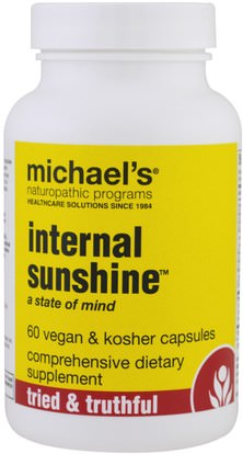 Michaels Naturopathic, Internal Sunshine, 60 Vegan & Kosher Capsules ,والمكملات الغذائية، والصحة