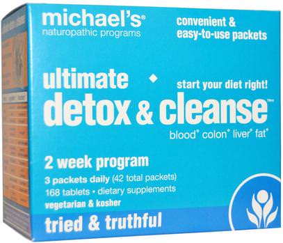 Michaels Naturopathic, Ultimate Detox & Cleanse, 42 Packets ,الصحة، السموم