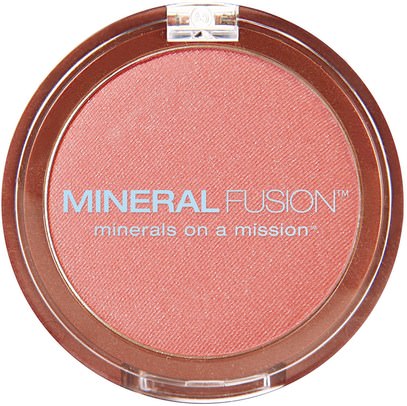 Mineral Fusion, Blush, Flashy, 0.10 oz (3.0 g) ,حمام، الجمال، ماكياج، استحى